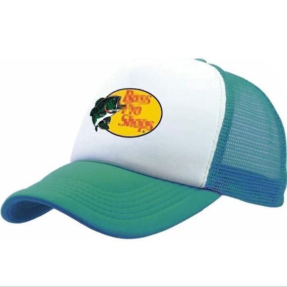 Bass Pro Shops Hat Logo Mesh Fishing Hunting Trucker Cap Snapback - Picture 1 of 1